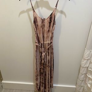 Purple Tie Dye Jumpsuit